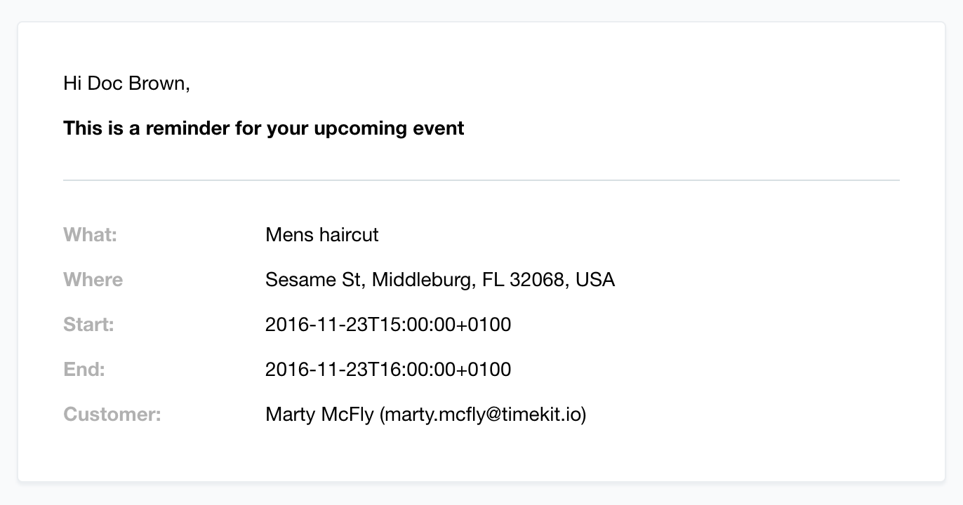email example